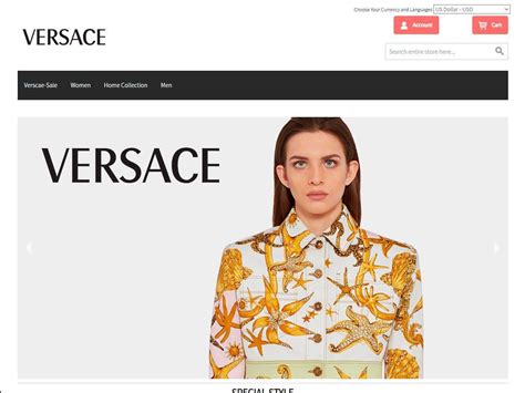 classical versace website review